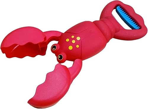 EHJRE Outdoor Sand Toy Set – Claw Tool Included, Red