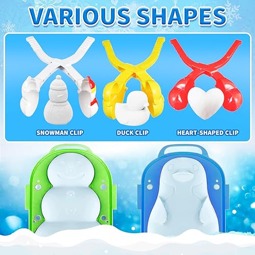 Neoot 23-Piece Snow & Sand Play Kit – Snowball Shapers for Kids, Toddlers & Adults